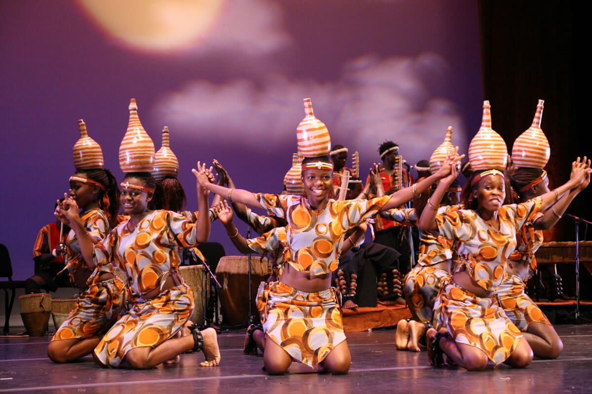 Children performing the traditional Ugandan dance: COURTESY PHOTO.